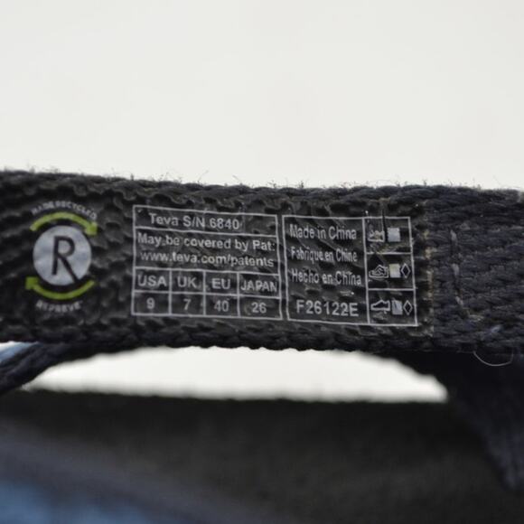 Teva Women's Olowahu flip-flop sandal Kaleidoscope Blissful Blue - Picture 5 of 16